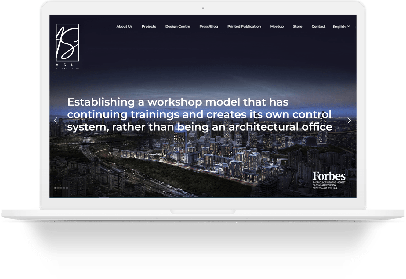 asli architecture wordpress web tasarim