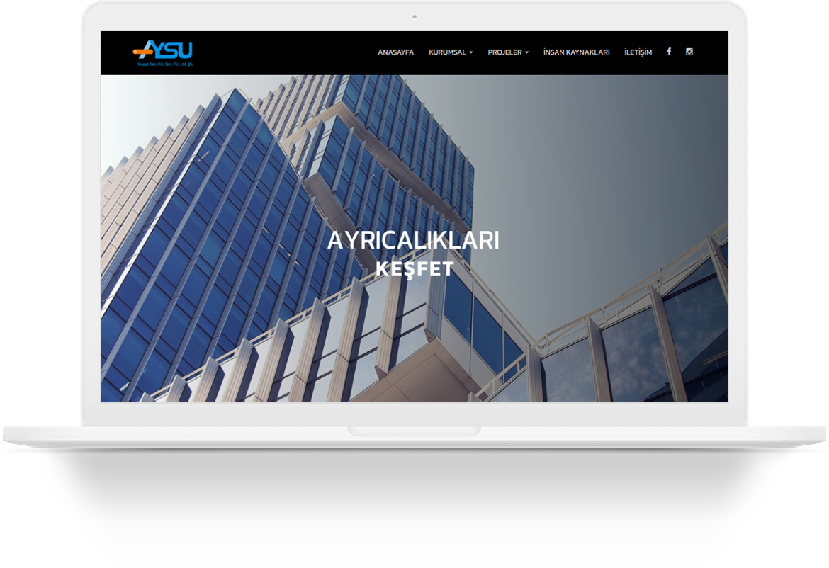 aysu insaat construction wordpress web tasarim