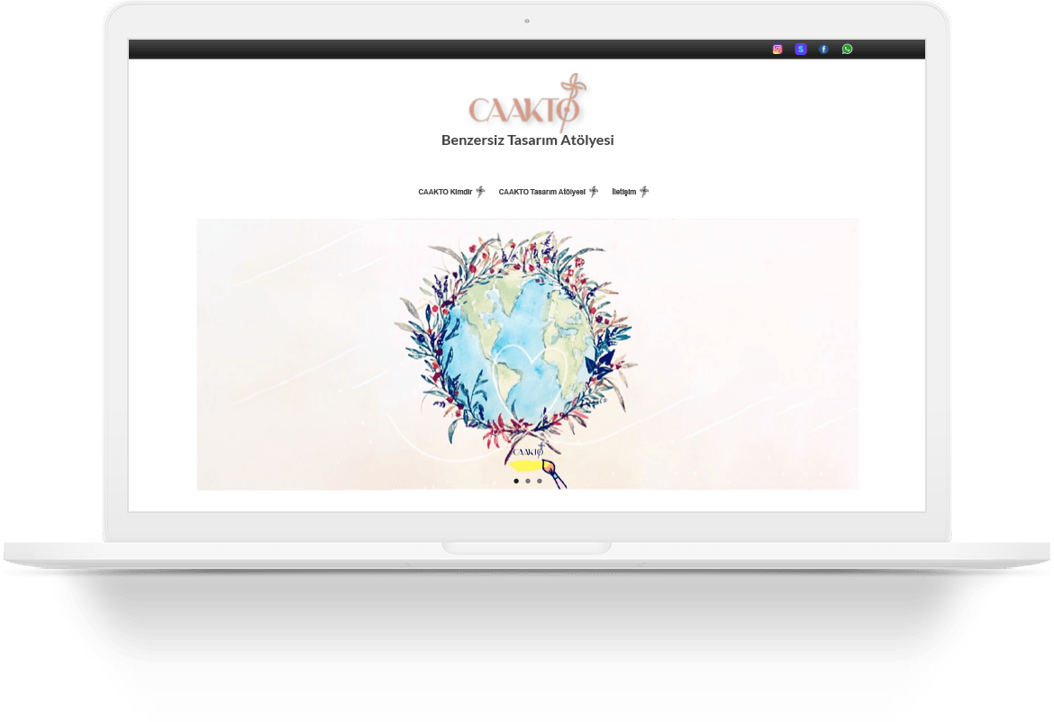 caakto gift store wordpress web tasarim