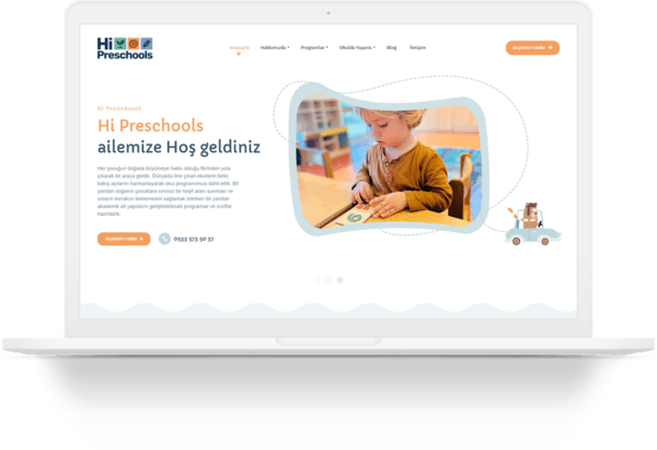 Hi Preschools WordPress Web Sitesi Tasarımı