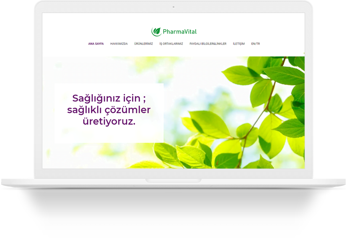 pharma vital wordpress web tasarim