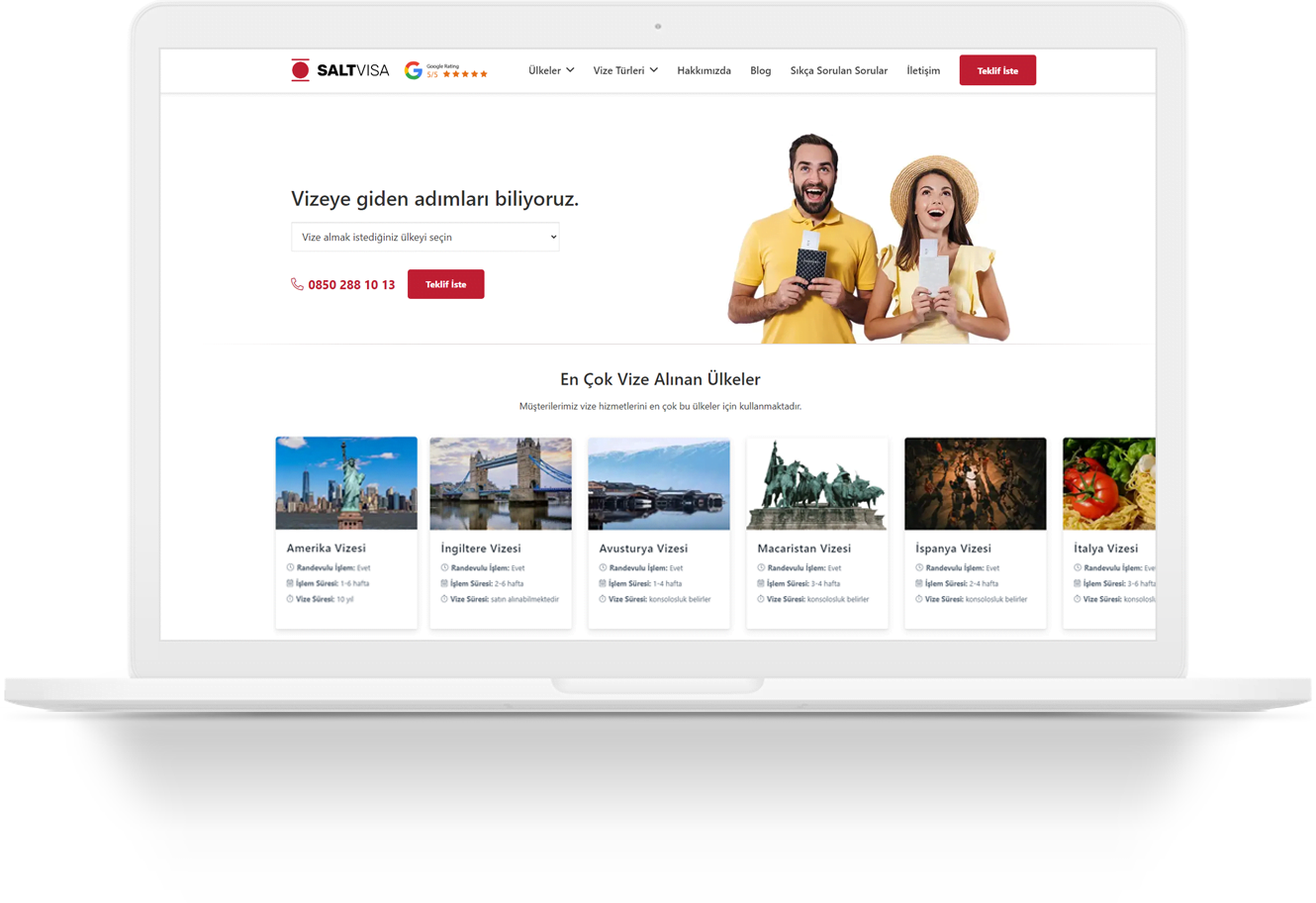 saltvisa vize danismanlik firmasi wordpress web sitesi