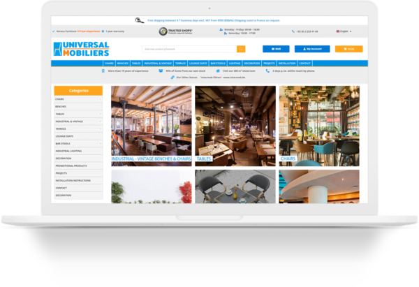 universal mobiliers wordpress web sitesi tasarimi